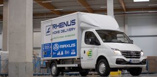 Rhenus testet E-Van von SAIC Motors Group 