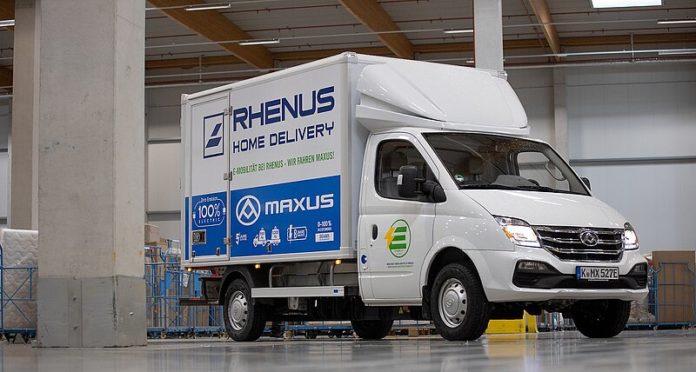 Rhenus testet E-Van von SAIC Motors Group