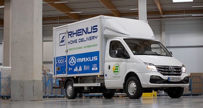 Rhenus testet E-Van von SAIC Motors Group