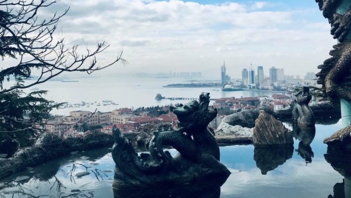 Blick aus Qingdao