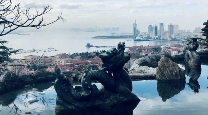 Blick aus Qingdao