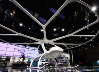 Volocopter-Premiere am Geely-Stand in China Volocopter-Premiere am Geely-Stand in China