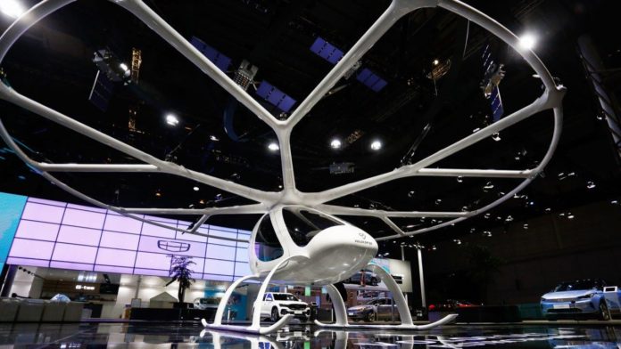 Volocopter-Premiere am Geely-Stand in China