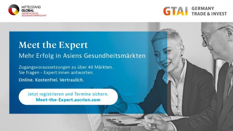 Meet the Expert – Mehr Erfolg in Asiens Gesundheitsmärkten