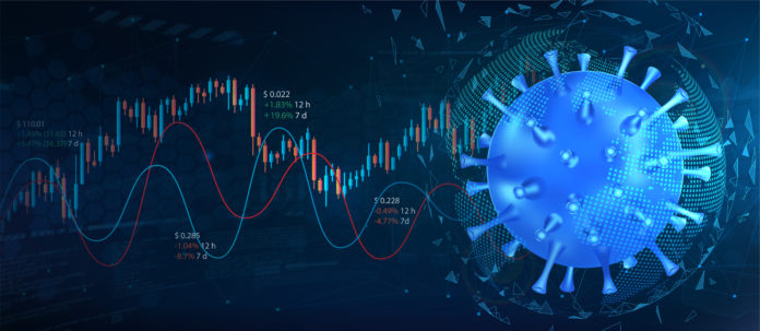 Adobe-Stock-SergeyBitos-The collapse of the market and the stock exchange due to coronavirus. Covid-19 virus hits market