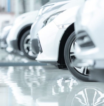 Cars For Sale, Automotive Industry, Cars Dealership Parking Lot.